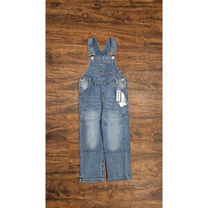 NWT $30 KIDSCOOL SPACE Kid SZ 4 - 5T Bib Pocket Adjustable Straps Jean Overalls
